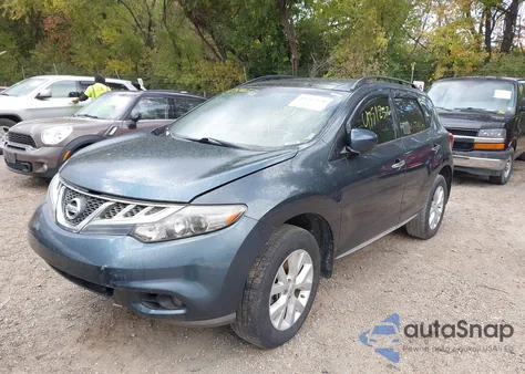 2014 Nissan Murano Sl из США, поврежденный, VIN JN8AZ1MW9EW528904